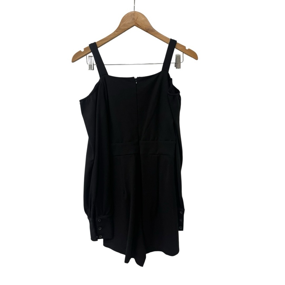 Petal And Pup Black Cold Shoulder Romper S - Picture 4 of 7